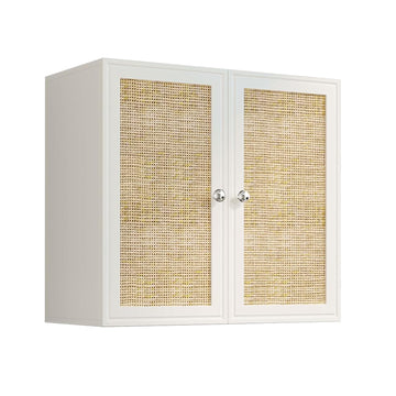 RTA Rattan Laundry Room Cabinets