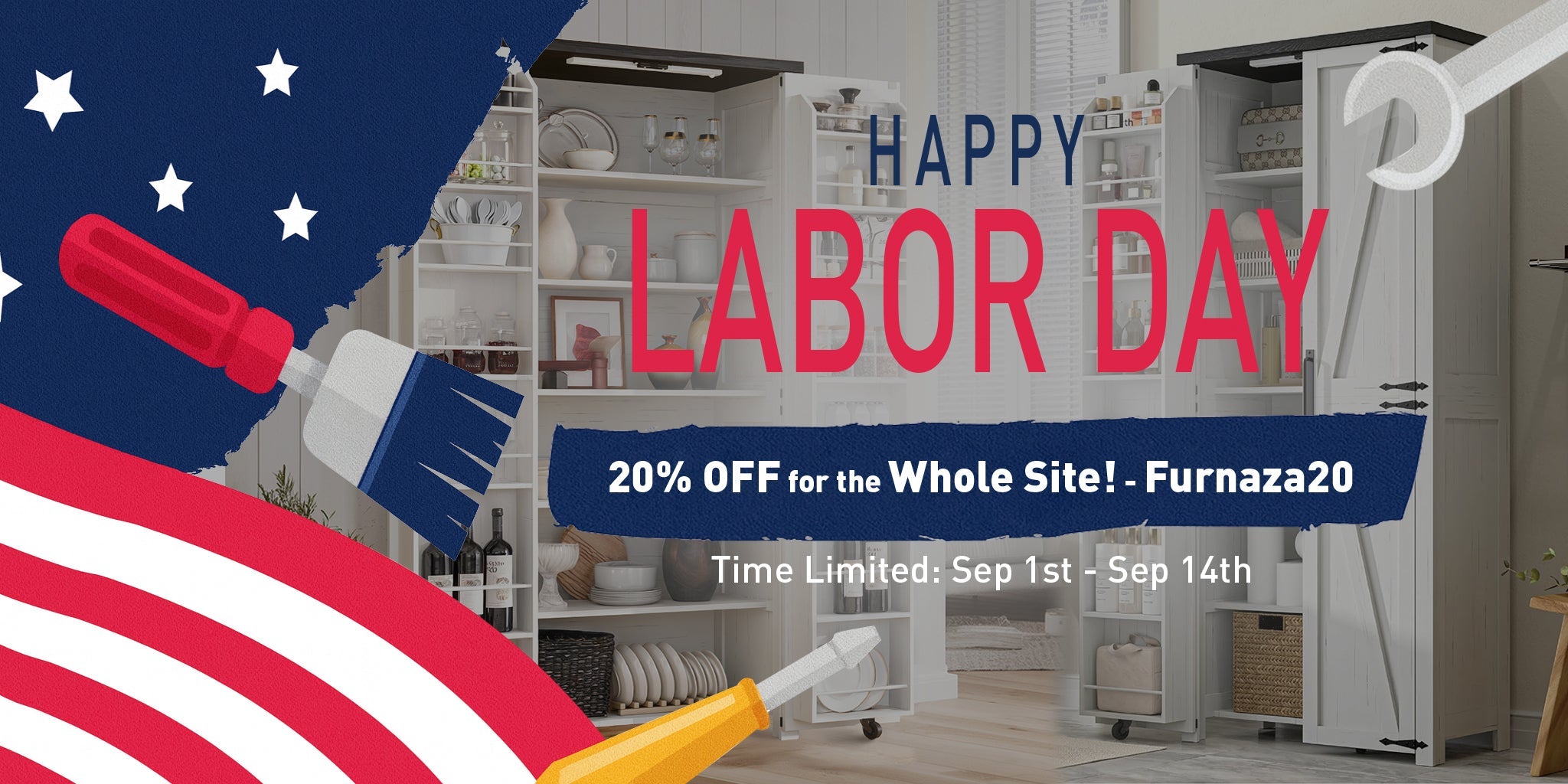 Labor Day Refresh: 20% Off Sitewide at Furnaza Home