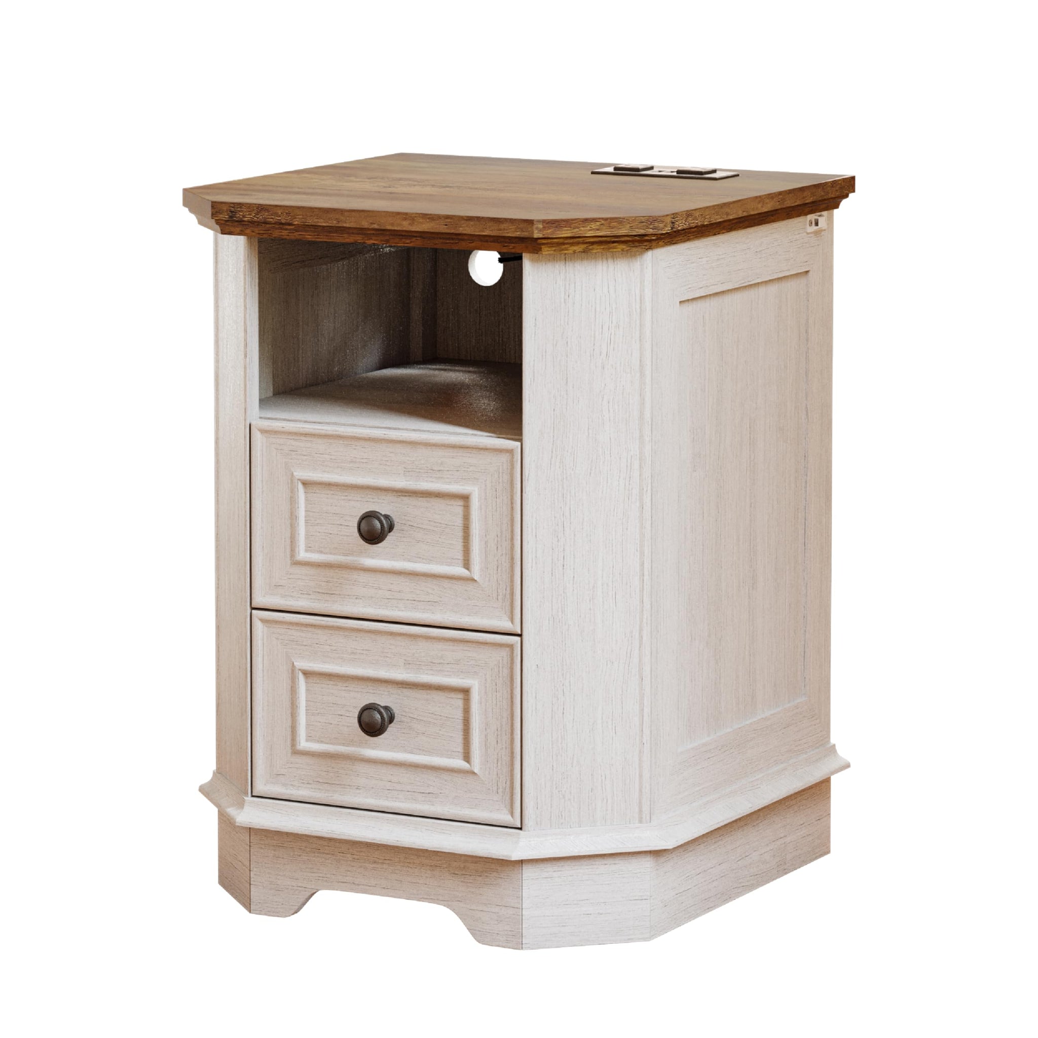RTA 18" 2-Drawer Nightstand